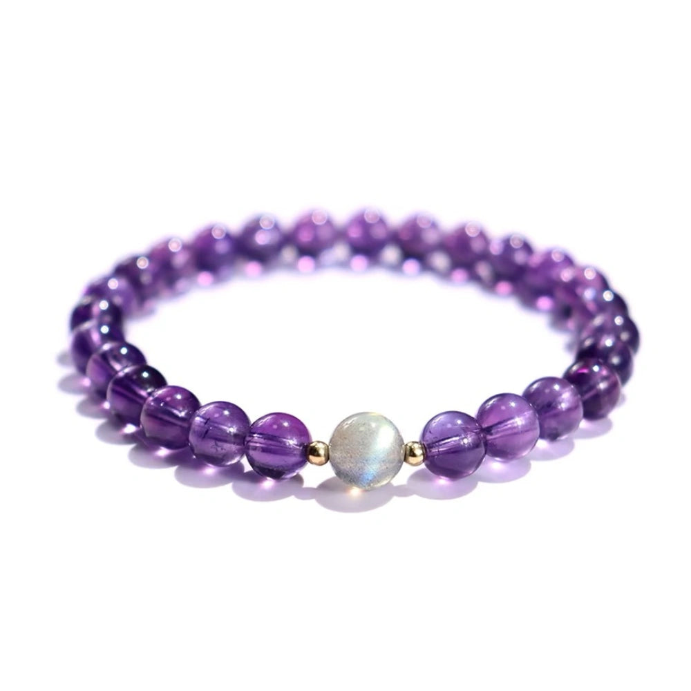 Clarity - Amethyst & Labradorite Bracelet