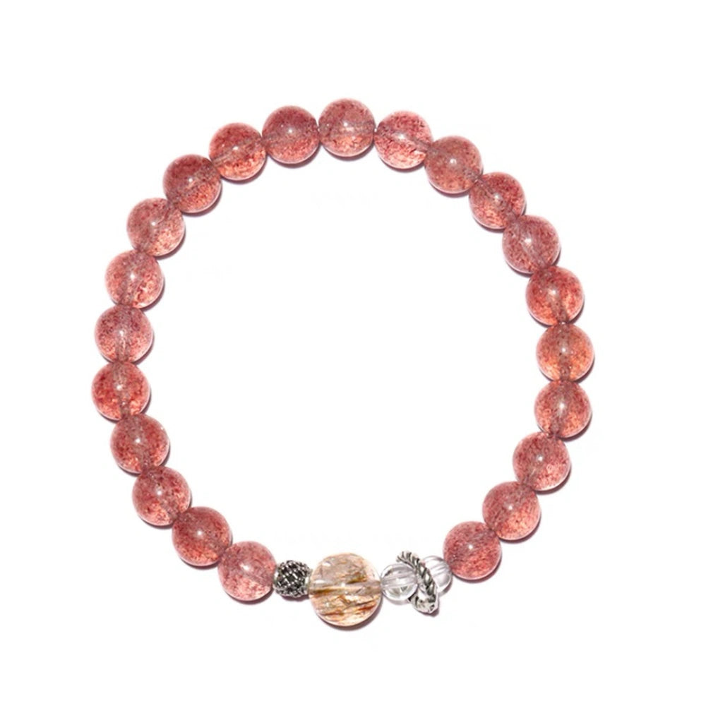 
                  
                    Eternal Harmony - Strawberry Quartz & Melody Stone Bracelet
                  
                