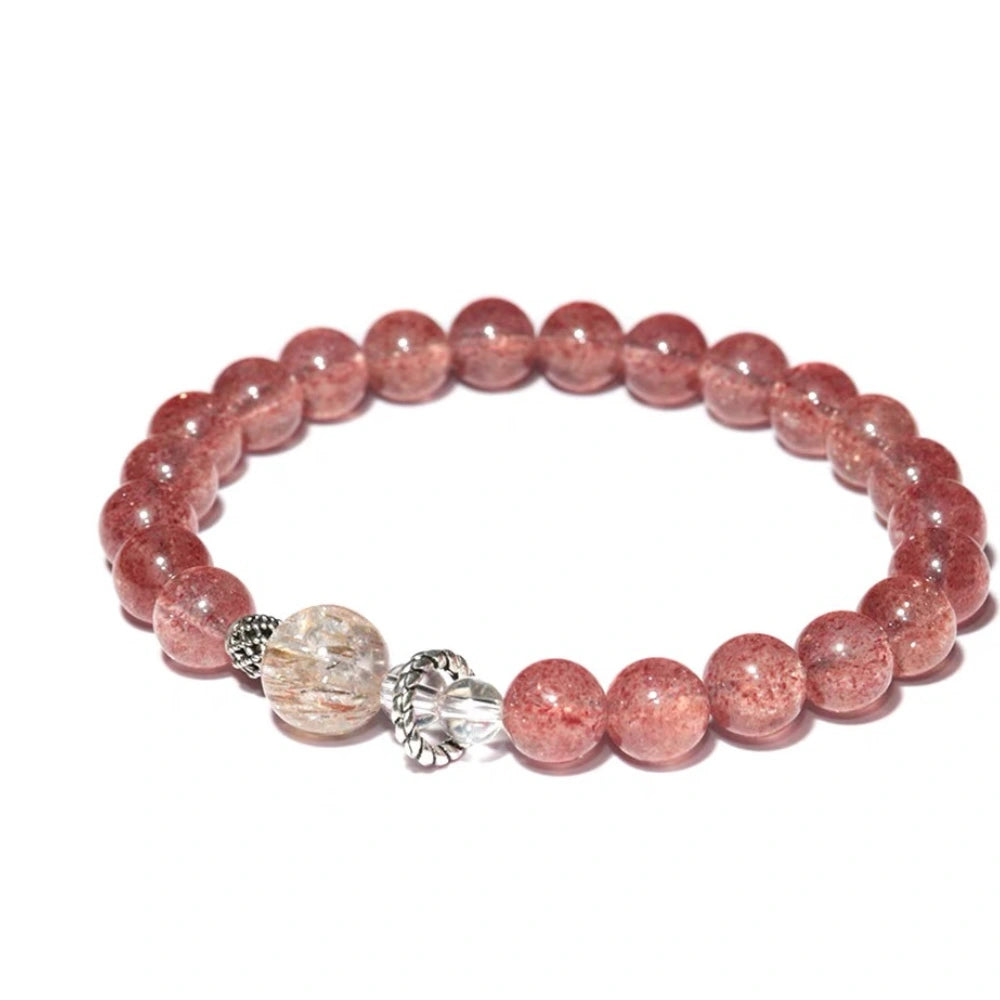 
                  
                    Eternal Harmony - Strawberry Quartz & Melody Stone Bracelet
                  
                