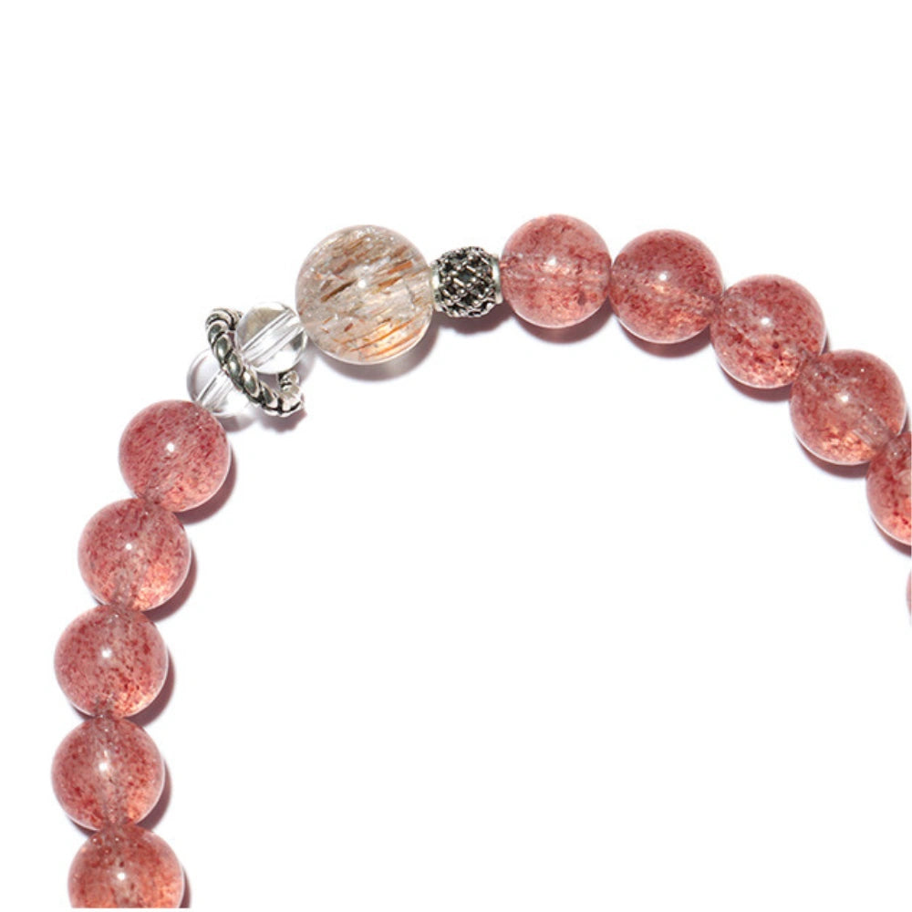 
                  
                    Eternal Harmony - Strawberry Quartz & Melody Stone Bracelet
                  
                