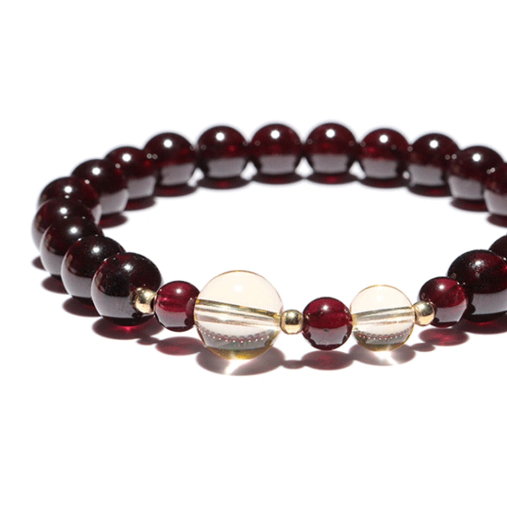 
                  
                    Heart of Abundance - Garnet & Citrine Bracelet
                  
                