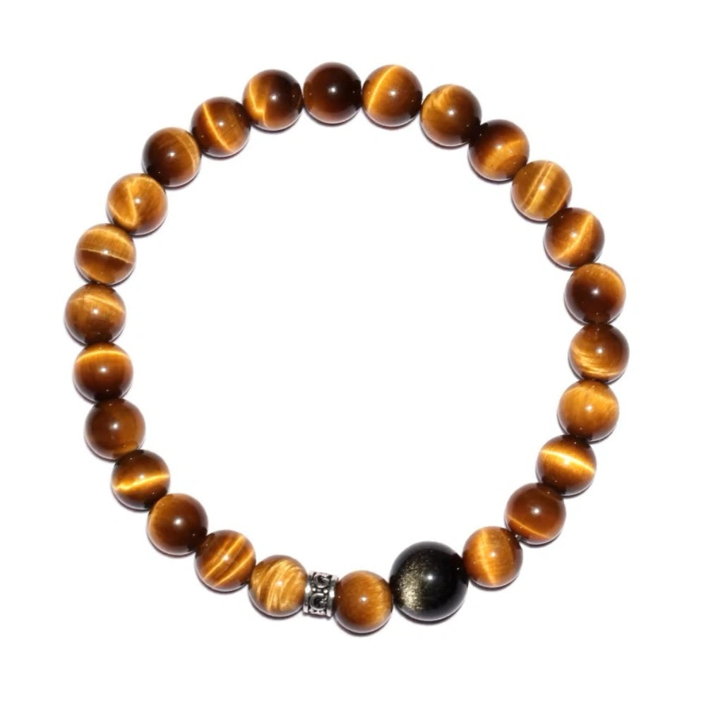 
                  
                    Warrior’s Path - Obsidian and Tiger Eye Bracelet
                  
                