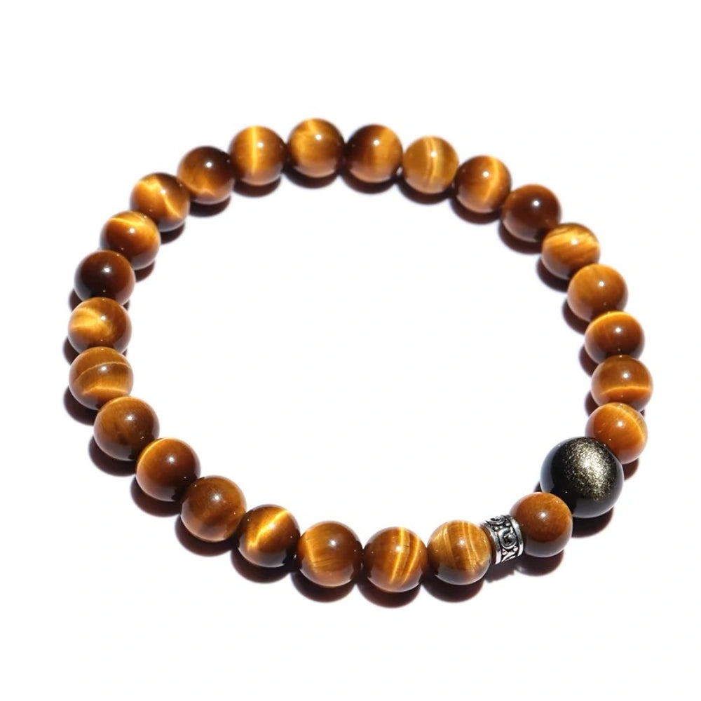 
                  
                    Warrior’s Path - Obsidian and Tiger Eye Bracelet
                  
                