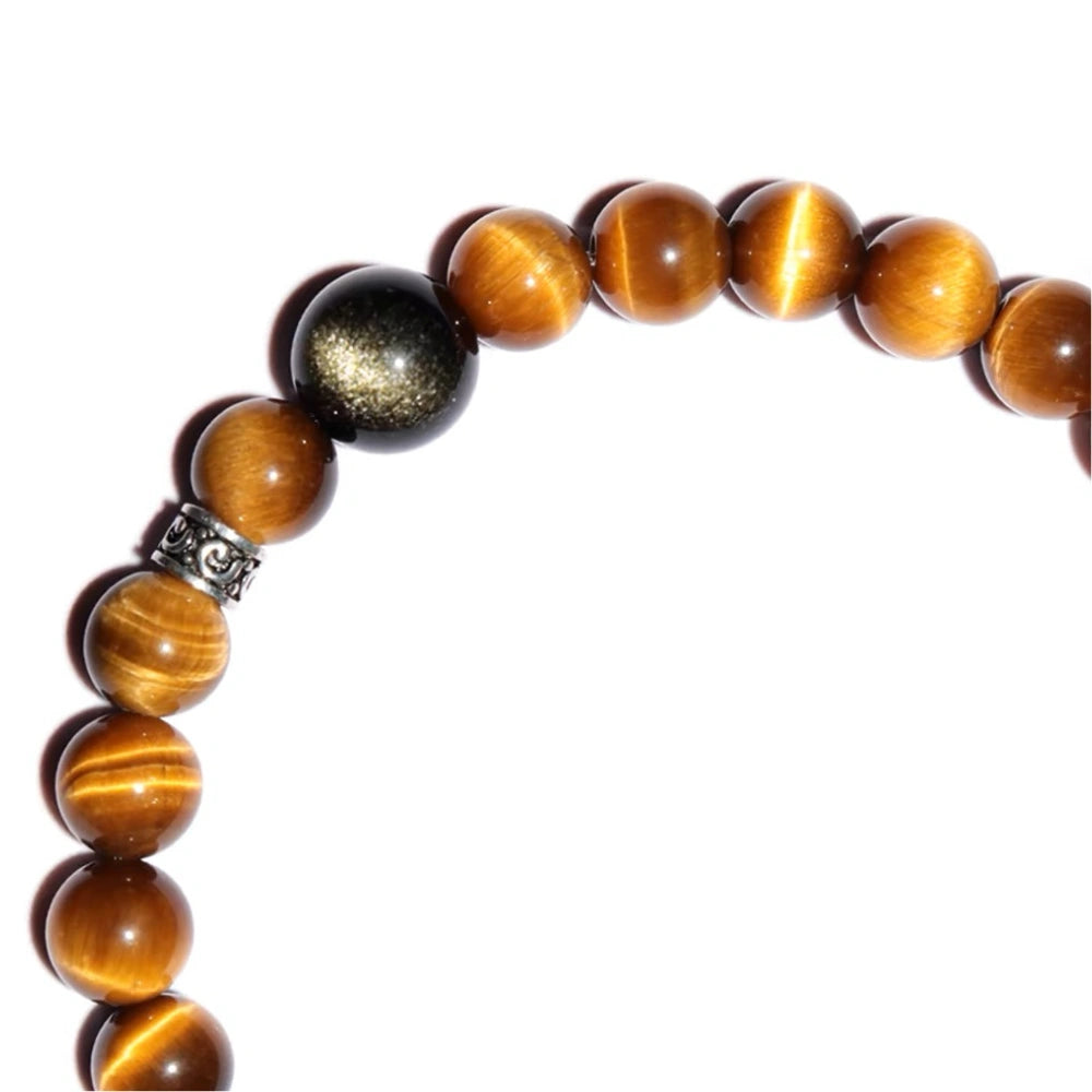 
                  
                    Warrior’s Path - Obsidian and Tiger Eye Bracelet
                  
                