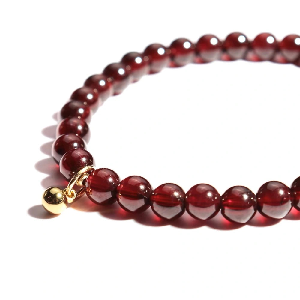 
                  
                    Graceful Bloom - Garnet Charm Bracelet
                  
                