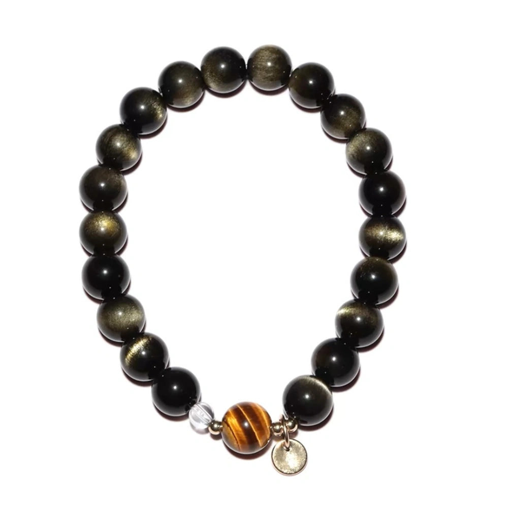 
                  
                    Guardian's Resolve-  Obsidian & Tiger Eye Charm Bracelet
                  
                