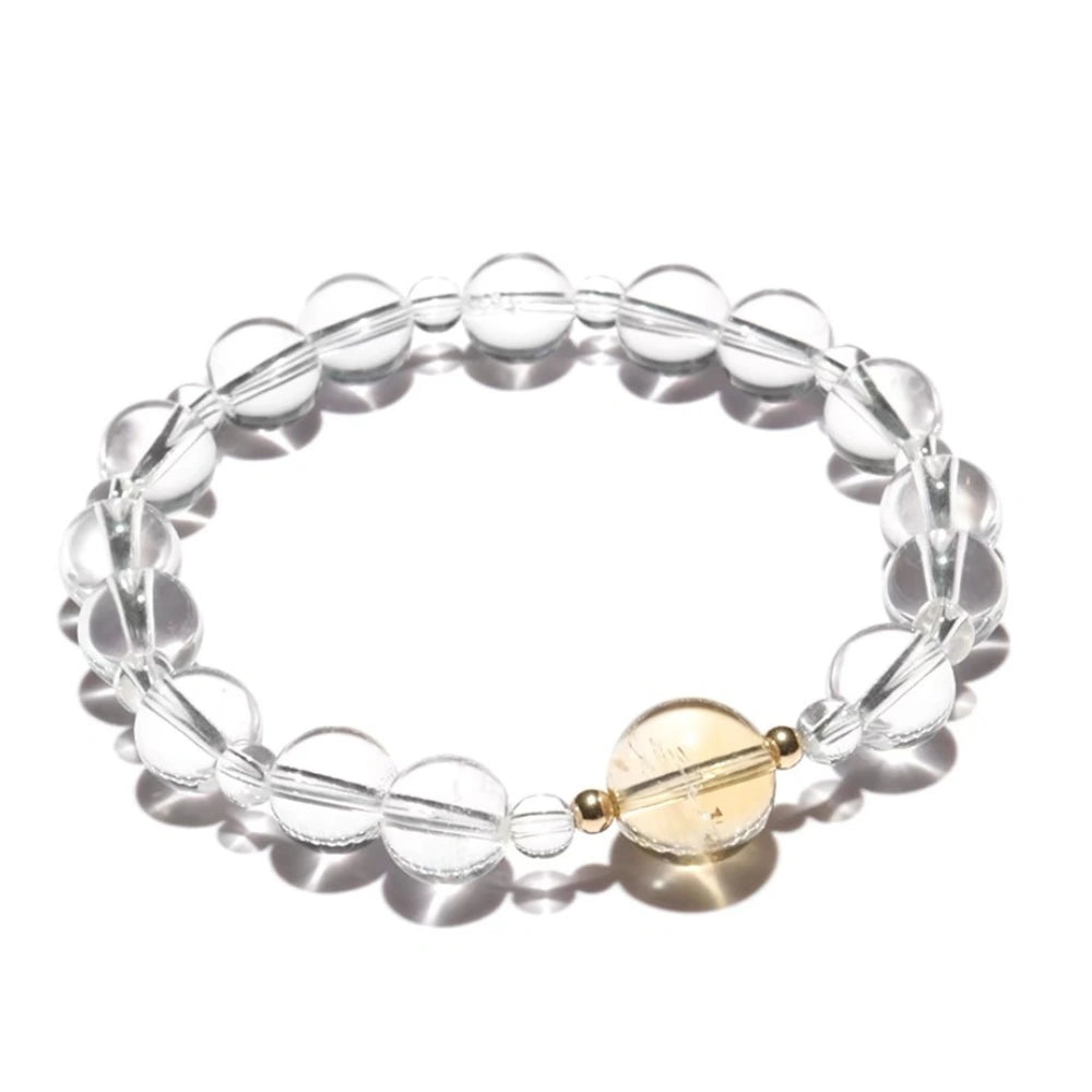 
                  
                    Golden Clarity - Clear Quartz & Citrine Bracelet
                  
                