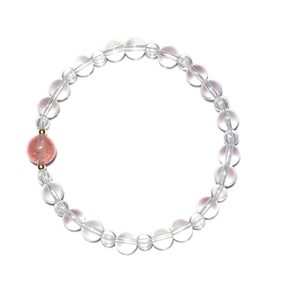 
                  
                    Radiant Heart - Clear Quartz & Rose Quartz Bracelet
                  
                