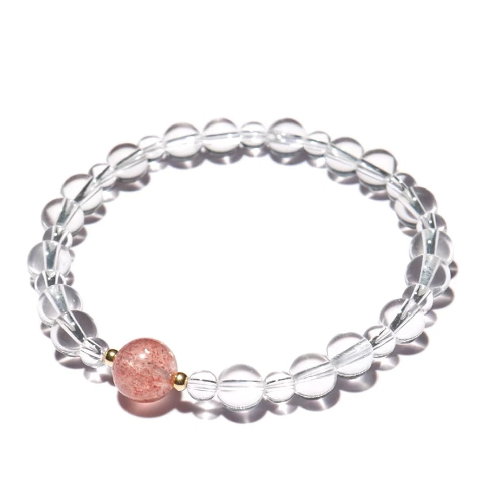 
                  
                    Radiant Heart - Clear Quartz & Rose Quartz Bracelet
                  
                