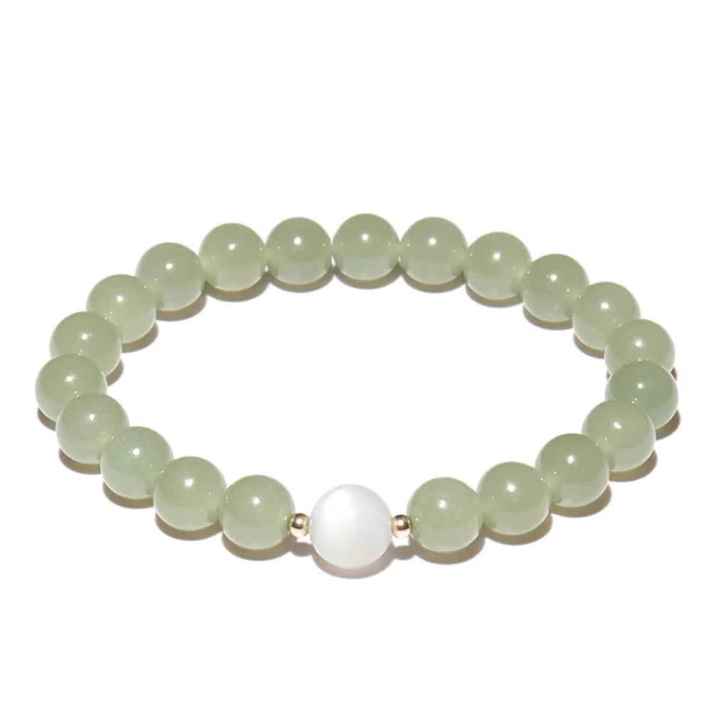 
                  
                    Ethereal Grace - Jade & Moonstone Bracelet
                  
                