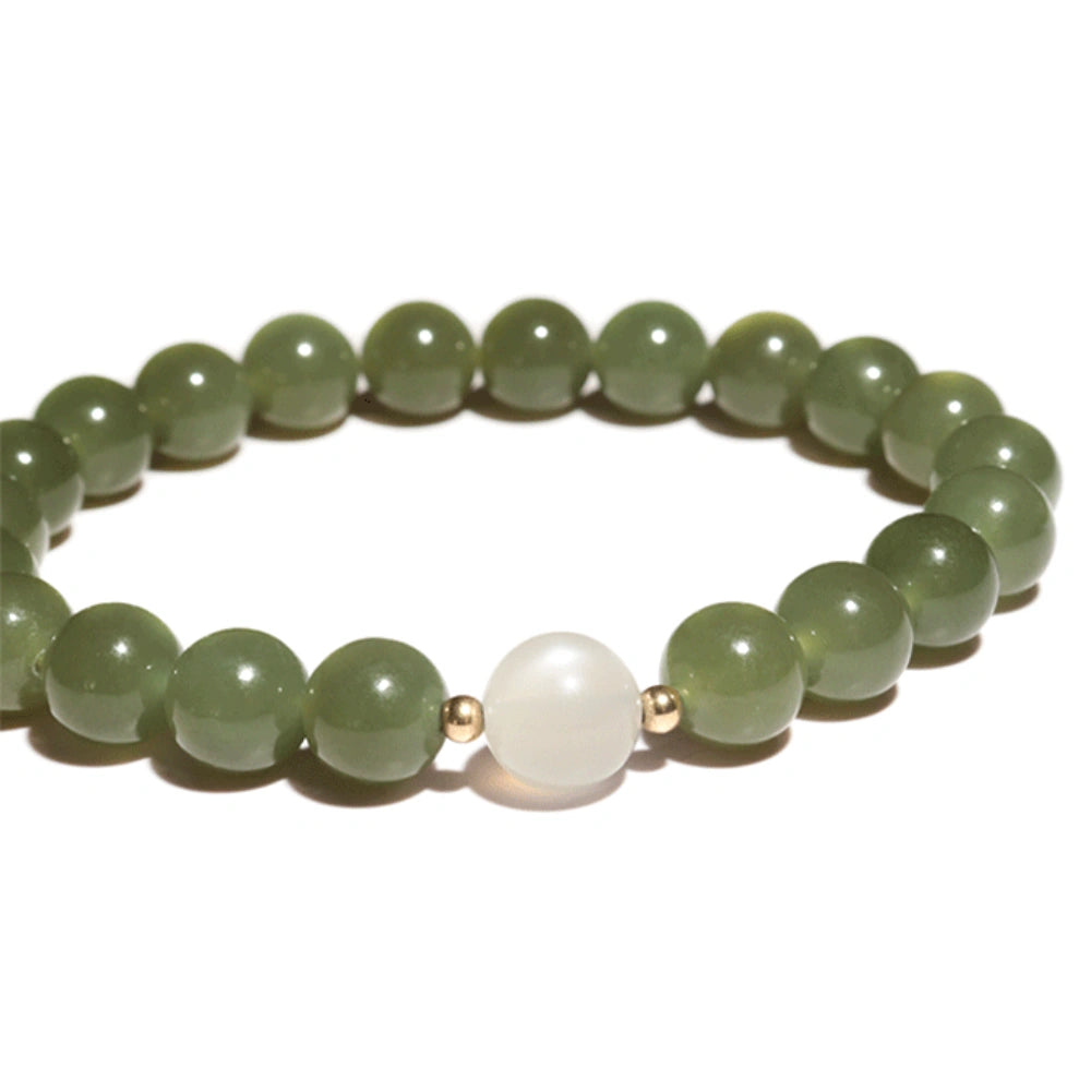 
                  
                    Graceful - Jade & Moonstone Bracelet
                  
                