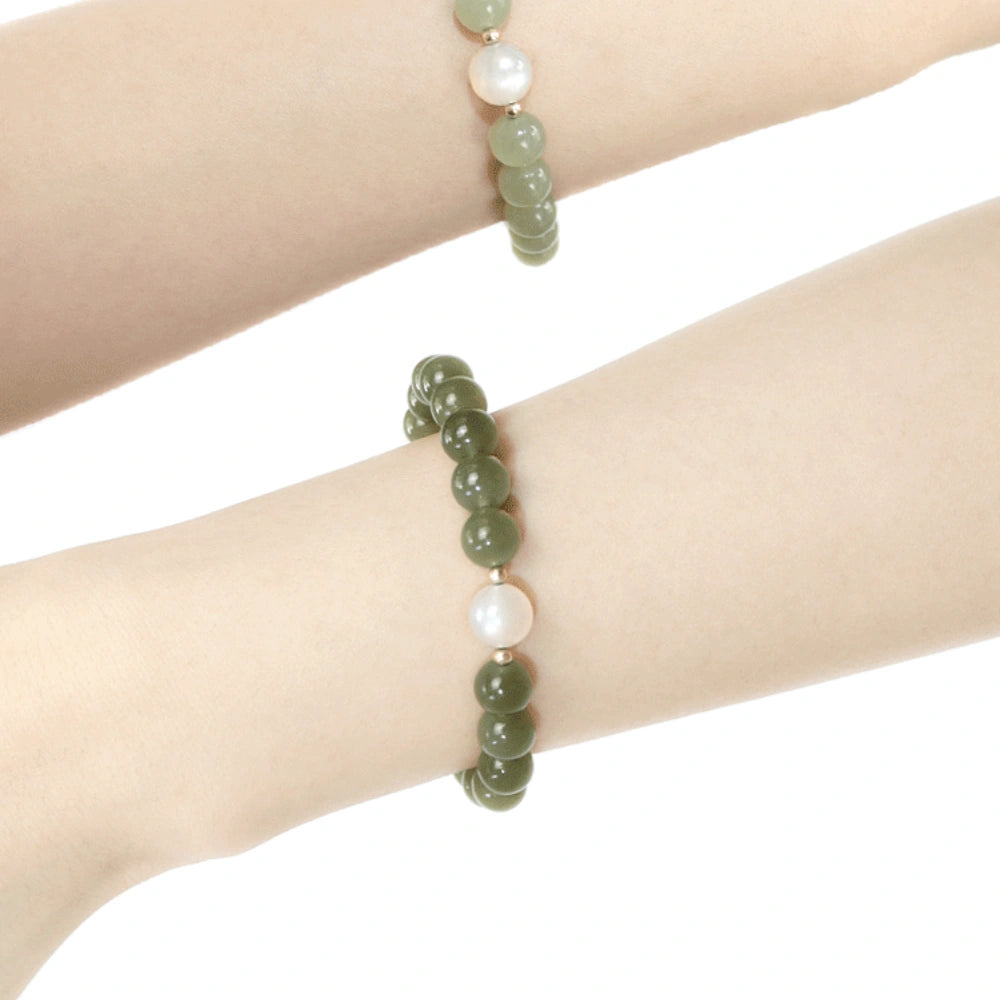 
                  
                    Graceful - Jade & Moonstone Bracelet
                  
                