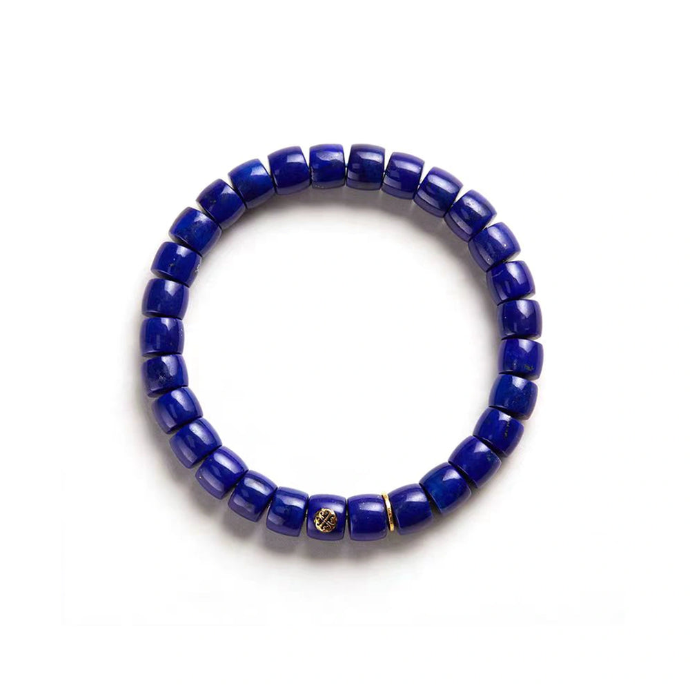 
                  
                    Natural Lapis Lazuli & Gold Vajra Wisdom Bracelet
                  
                