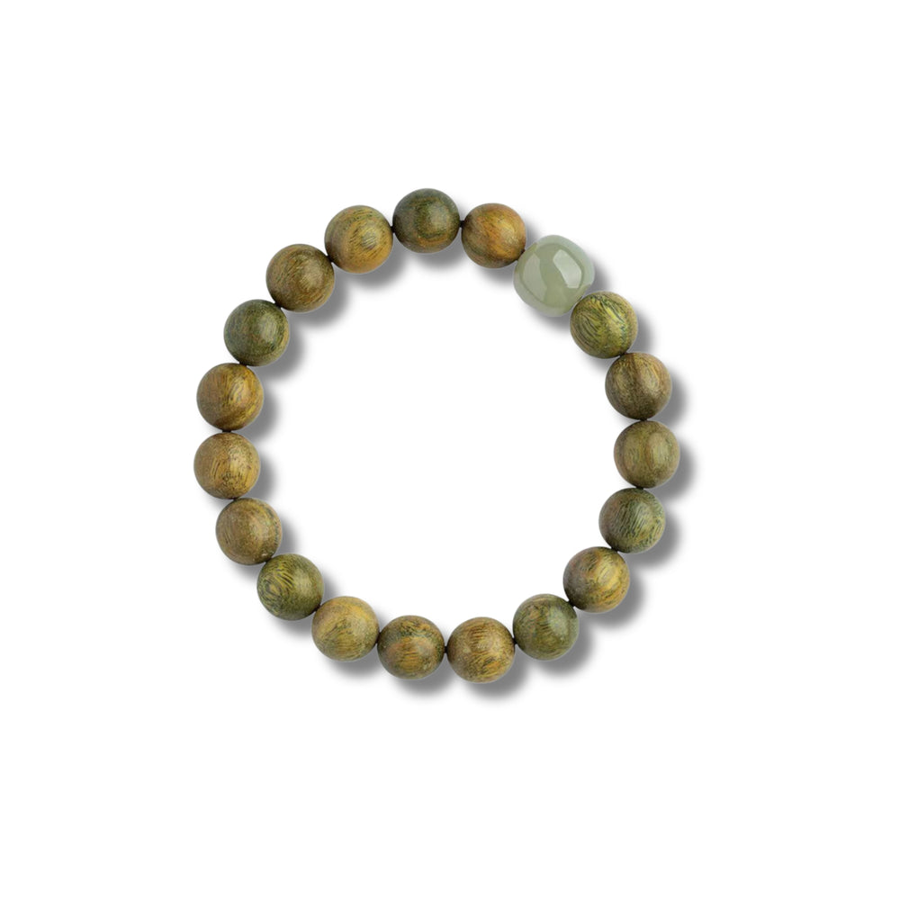 Aged Green Sandalwood Bracelet - Fragrance of Virtue